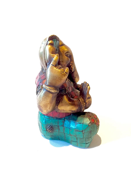 Ganesh- Brass Molded